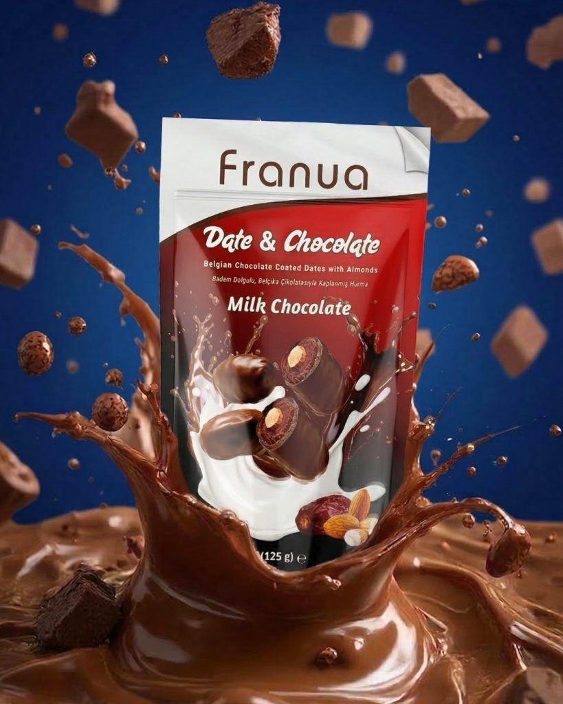 sütlü çikolatalı hurma